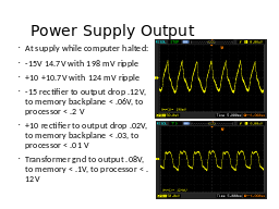 Power Supply Output